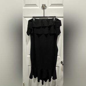 Ruffled midi dress